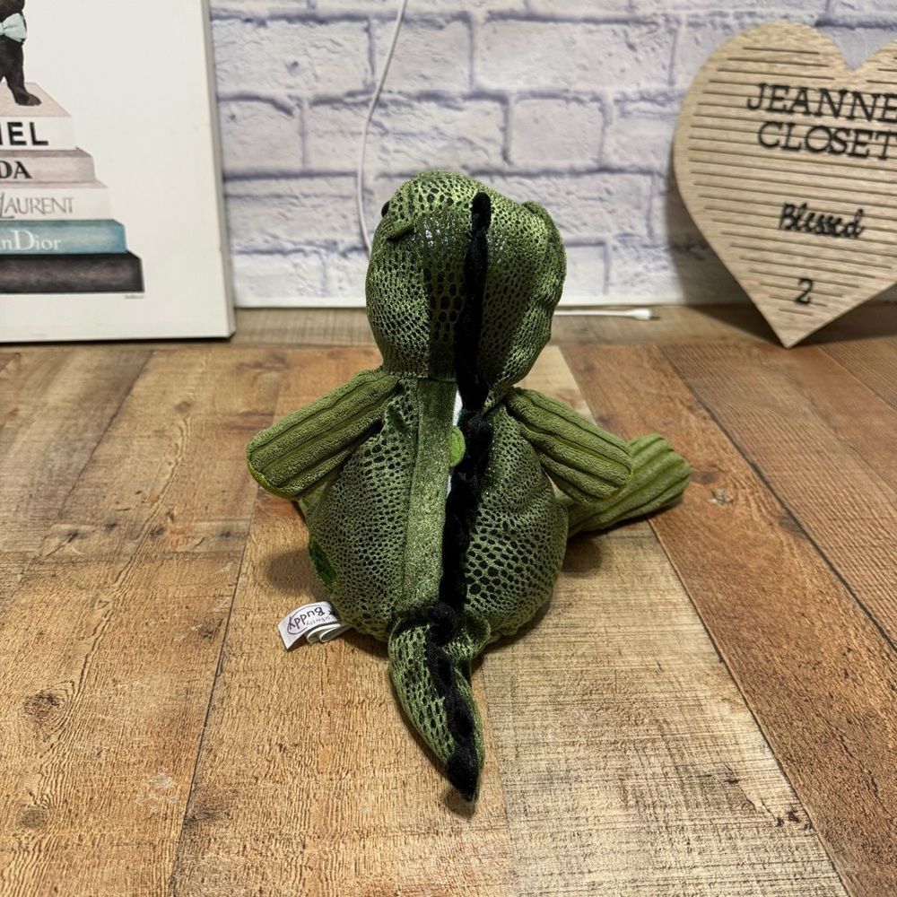 Scentsy Buddy Plush Tex The T-Rex Dinosaur Green Corduroy Stuffed Animal Toy - Picture 4 of 9